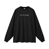 "Dear Person Behind Me" Long Sleeve Tee - Black