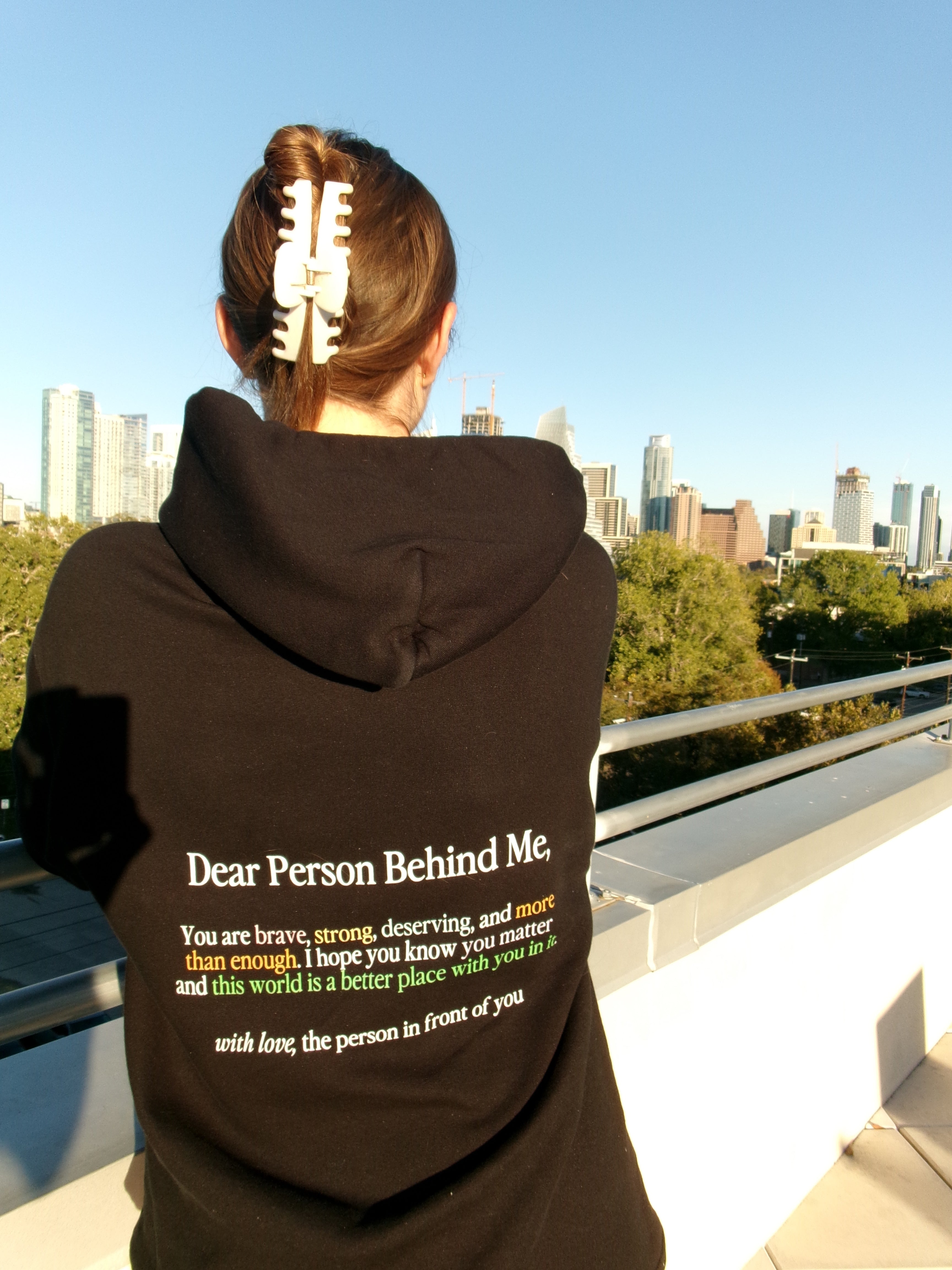 Dear Person Behind Me Hoodie - Color