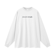 "Dear Person Behind Me" Long Sleeve Tee - White