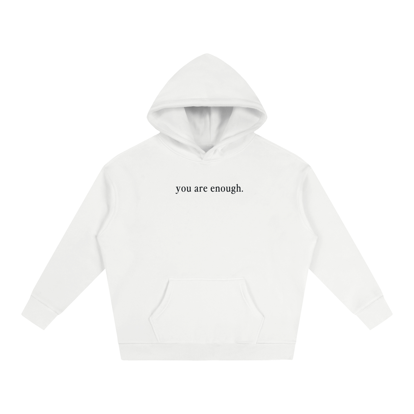"Dear Person Behind Me" Hoodie - White