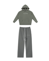 The You Are Enough Set (Hoodie & Sweatpants) - Gray