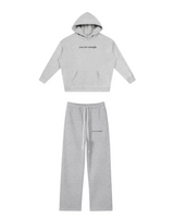 The You Are Enough Set (Hoodie & Sweatpants) - Heather Gray
