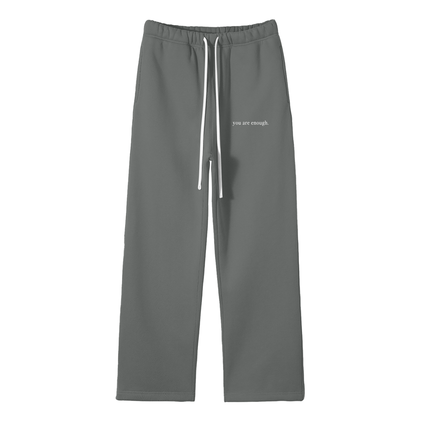 You Are Enough Sweatpants (Gray)