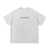 100 Reasons You Are Enough Tee - Heather Gray