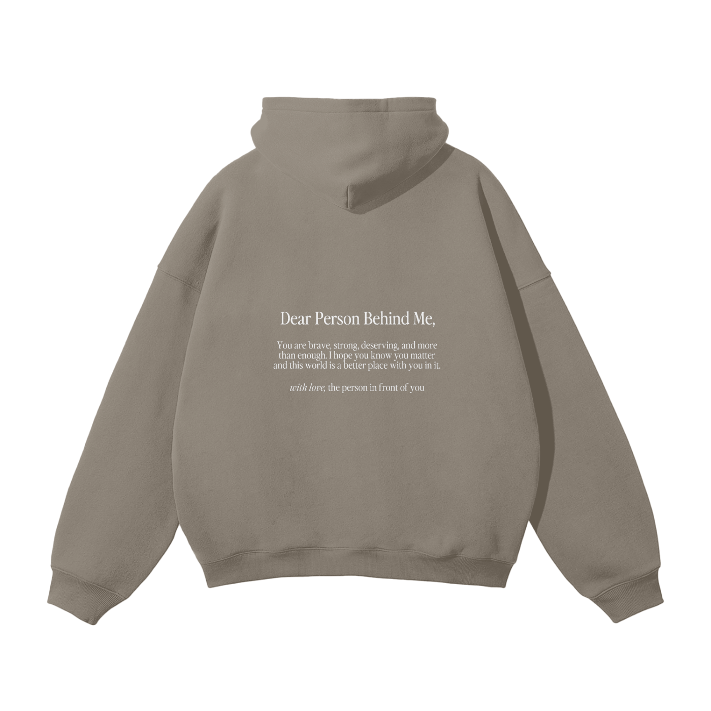 Dear Person Hoodie - B&W Classic