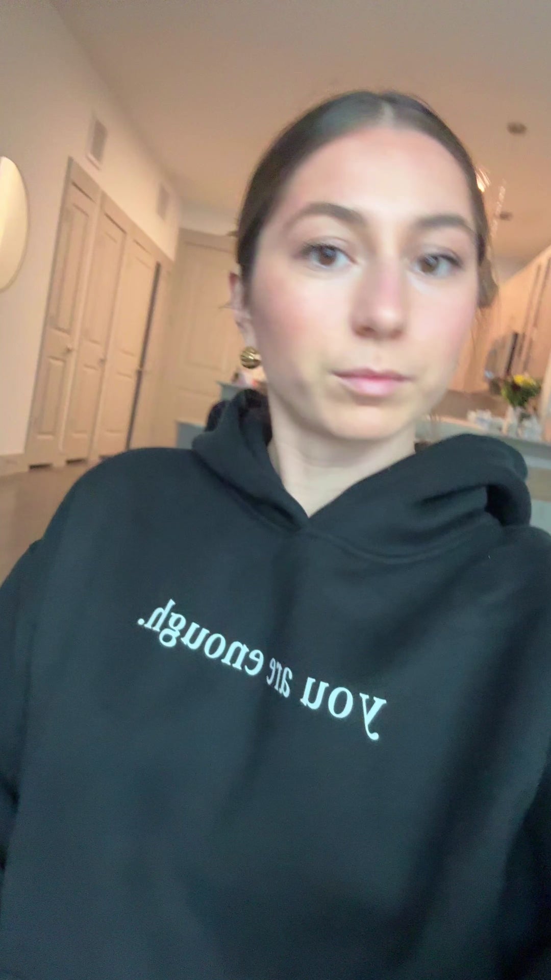 "Dear Person Behind Me" Hoodie - Black