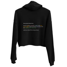 Load image into Gallery viewer, Dear Person Behind Me Crop Hoodie
