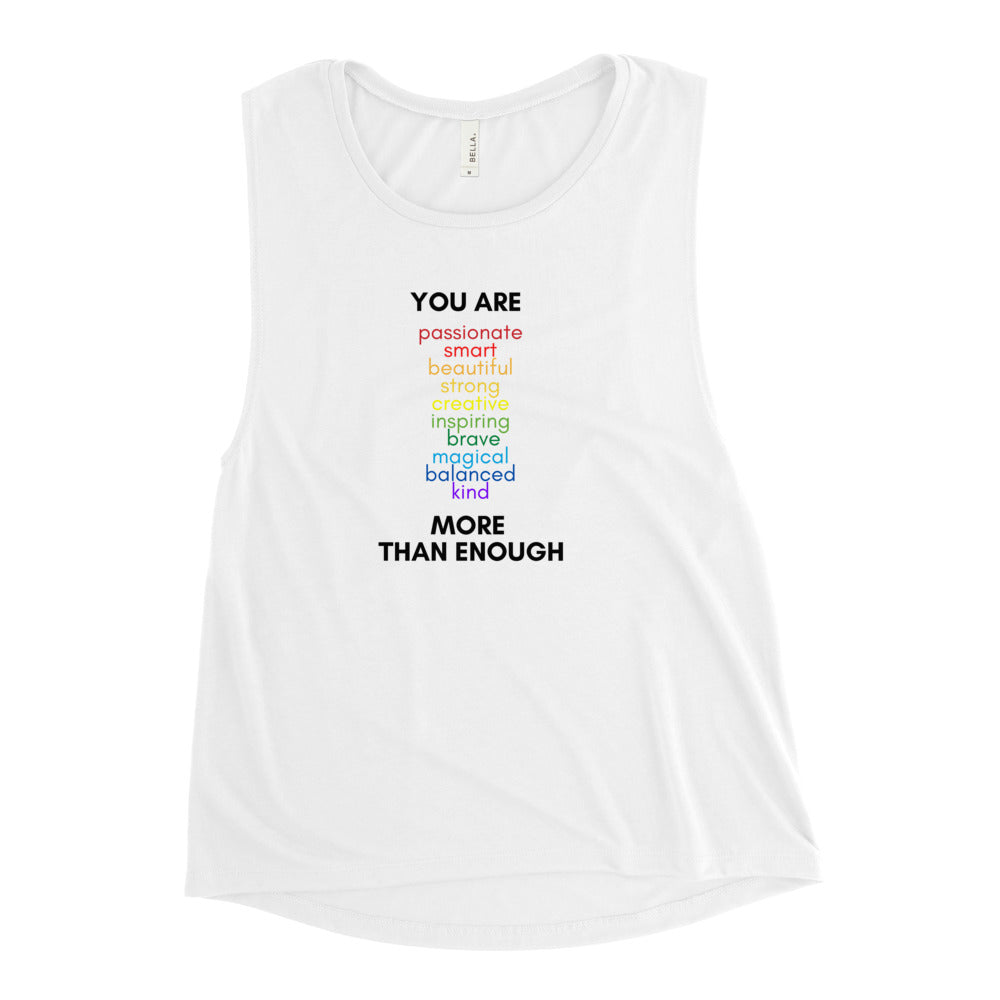 You Are More Than Enough Women's Muscle Tank